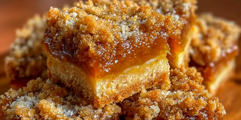 Apple Crumble Shortbread Bars