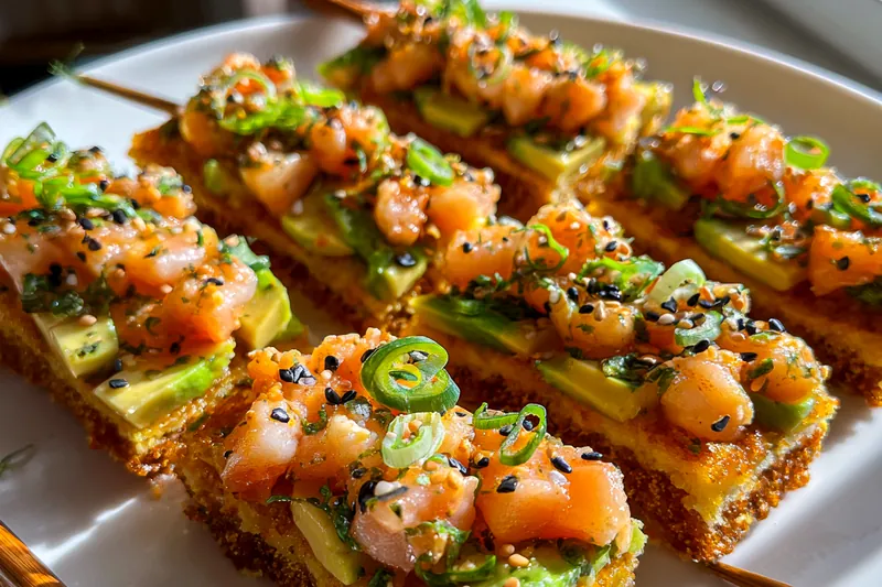 Fresh ingredients for Avocado Sushi Toasts