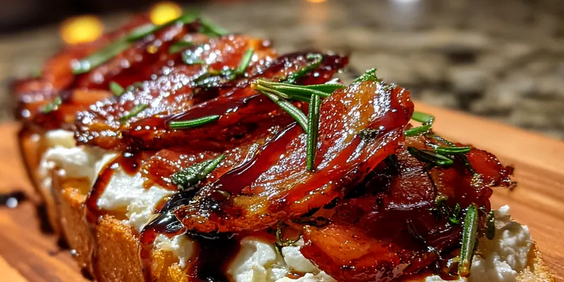 Bacon Goat Cheese Appetizer