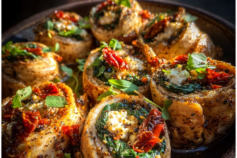 Fresh ingredients for Baked Chicken Rolls