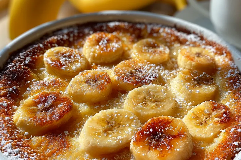 Cooking process for Banana Crumble Delight