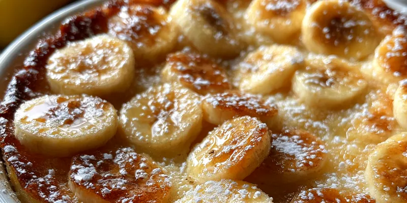 Delicious Banana Crumble Delight served on a plate