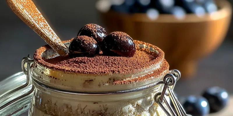 Delicious Blueberry Chia Pudding Delight served on a plate