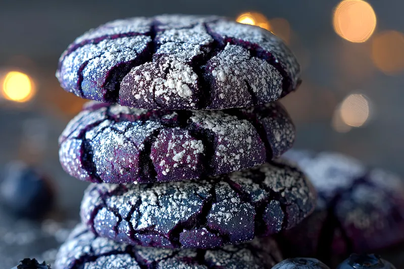 Cooking process for Blueberry Crinkle Delights