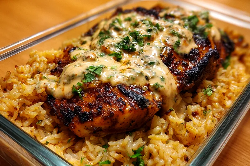 Cooking process for Cajun Chicken Meal Prep