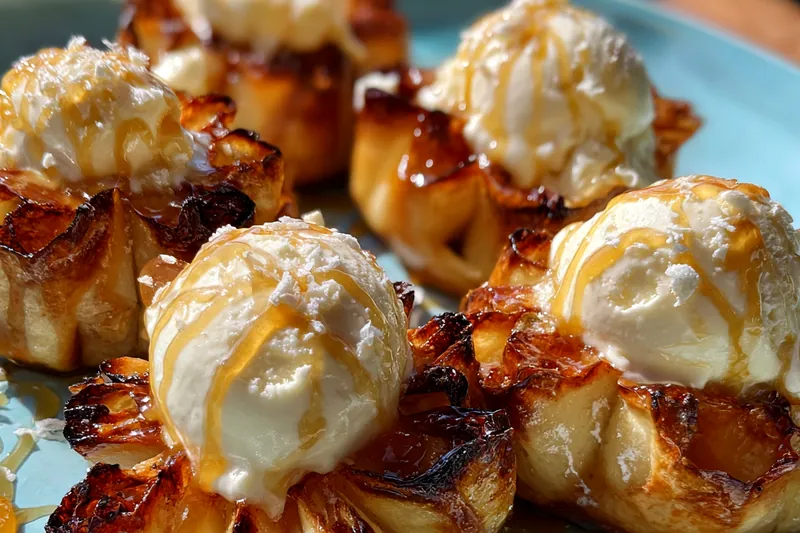 Cooking process for Caramel Apple Bloom Delight