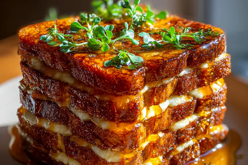 Fresh ingredients for Caramelized Toast Delight
