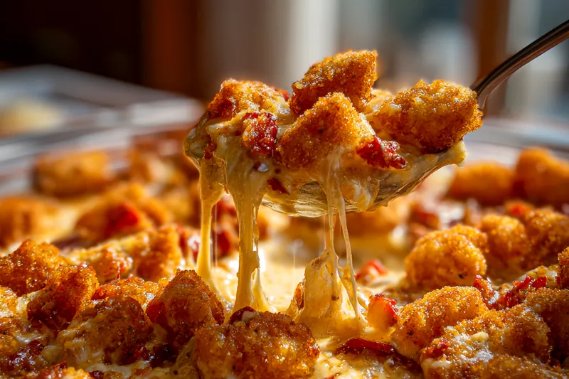 Cooking process for Cheesy Baked Chicken Bowl