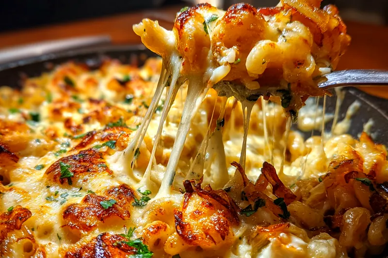 Cooking process for Cheesy Baked Macaroni Delight