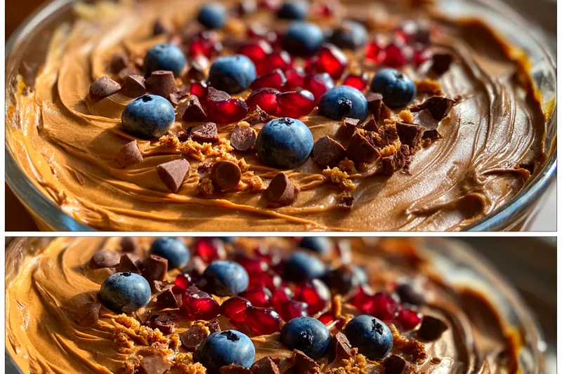 Fresh ingredients for Chocolate Fluff Delight