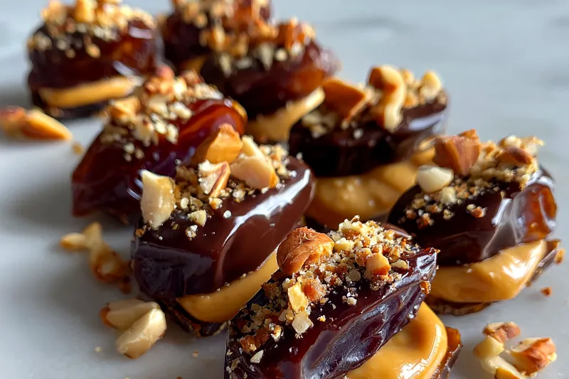 Cooking process for Chocolate Peanut Date Bites