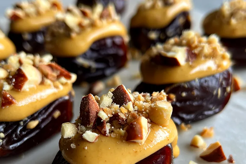 Fresh ingredients for Chocolate Peanut Date Bites