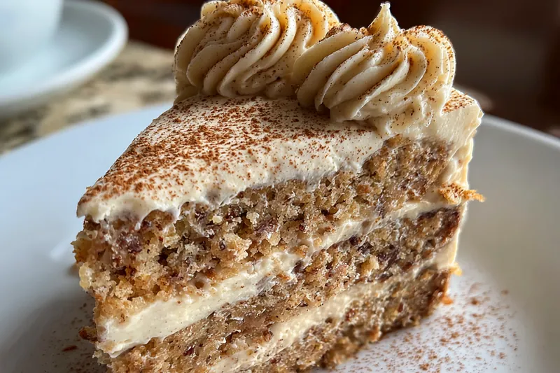 Cooking process for Cinnamon Cream Cake Delight