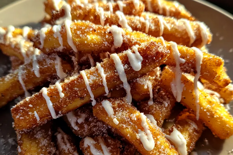 Cooking process for Cinnamon Sugar Apple Fries
