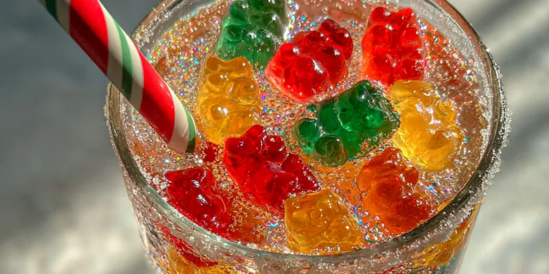 Colorful Gummy Bear Fizz