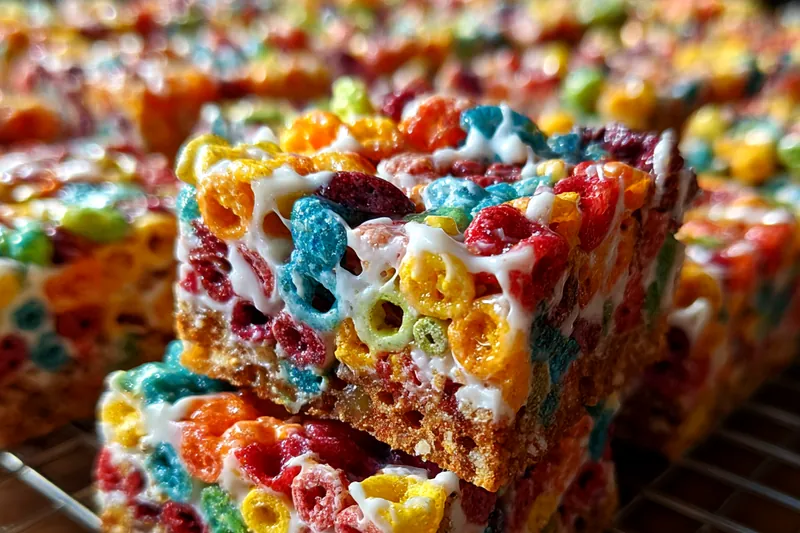 Fresh ingredients for Colorful Marshmallow Cereal Bars