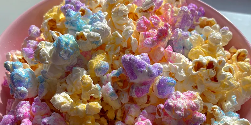 Colorful Pastel Popcorn Delight