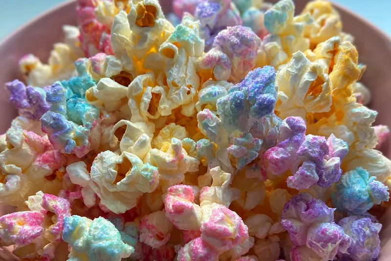 Fresh ingredients for Colorful Pastel Popcorn Delight