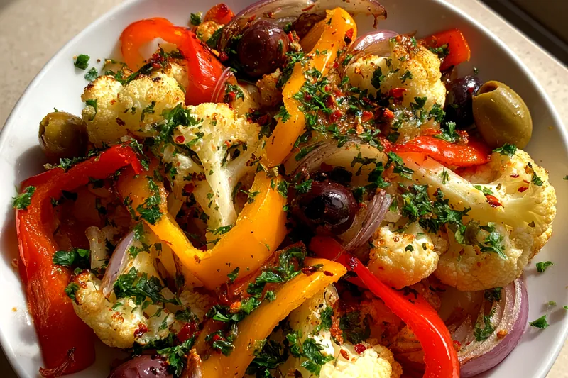 Cooking process for Colorful Vegetable Medley