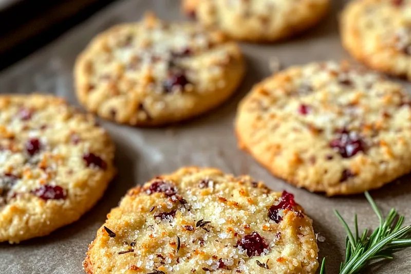 Cooking process for Cranberry Herb Cheese Cookies