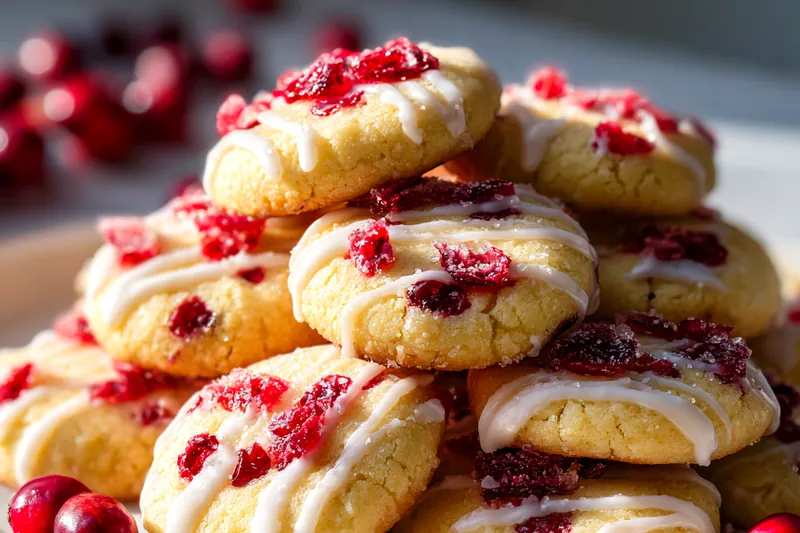Fresh ingredients for Cranberry Lemon Cookies