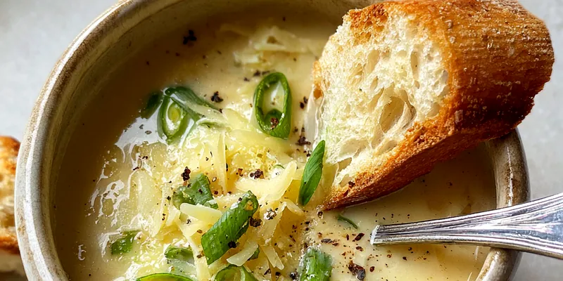 Creamy Cheddar Cauliflower Soup