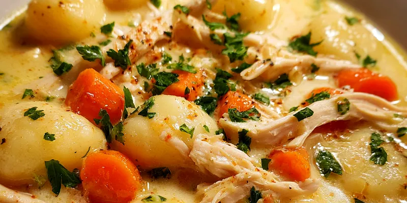 Creamy Chicken Gnocchi Soup