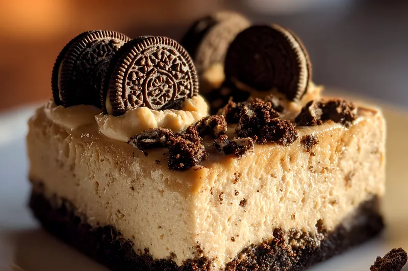 Fresh ingredients for Creamy Oreo Peanut Butter Delight