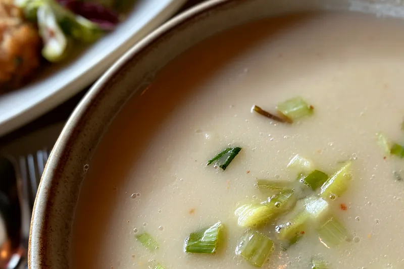 Cooking process for Creamy Protein Soup