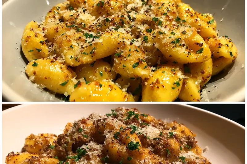 Fresh ingredients for Creamy Provolone Tortellini