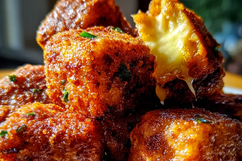 Cooking process for Crispy Cheese Bites