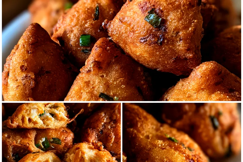 Fresh ingredients for Crispy Crab Bites