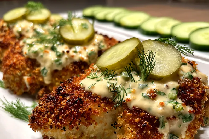 Fresh ingredients for Crispy Herb Chicken Delight