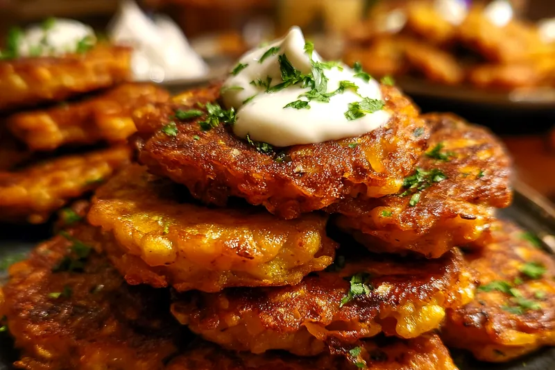 Fresh ingredients for Crispy Onion Fritters