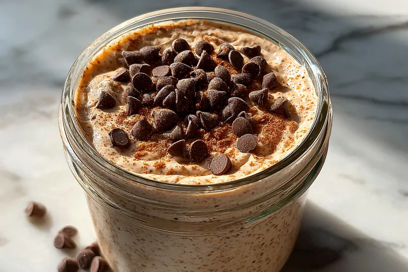 Fresh ingredients for Decadent Coffee Chia Pudding