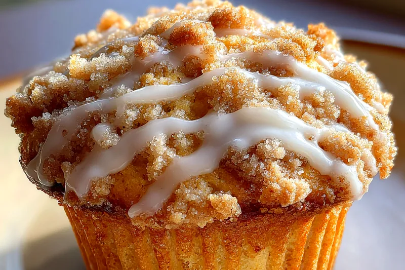 Ingredients for Delicious Coffee Cake Muffins laid out on a kitchen counter.