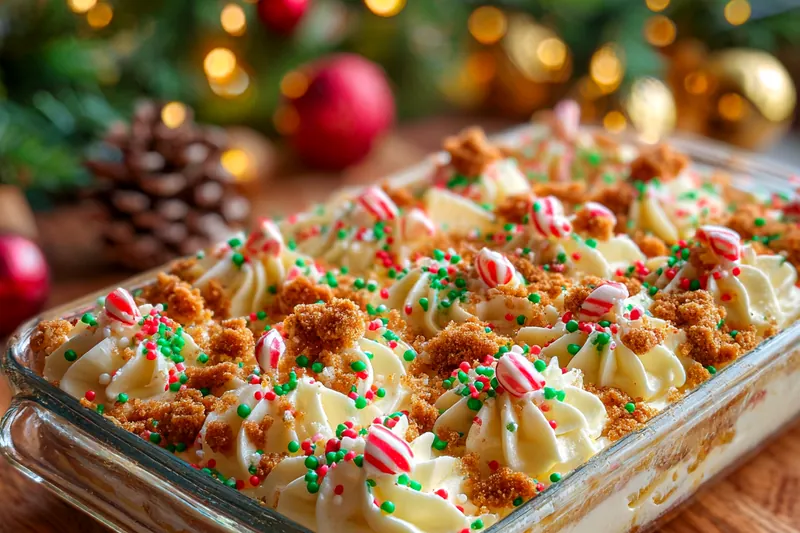 Cooking process for Festive Cookie Dessert