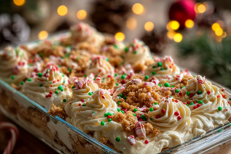 Fresh ingredients for Festive Cookie Dessert
