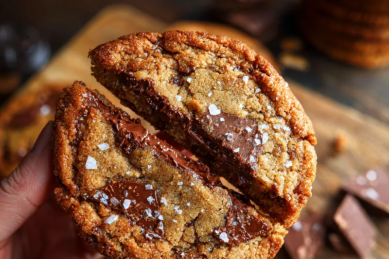 A step-by-step visual of the cookie baking process, showcasing the delicious Festive Crack Cookie Delight cookies on a baking sheet.