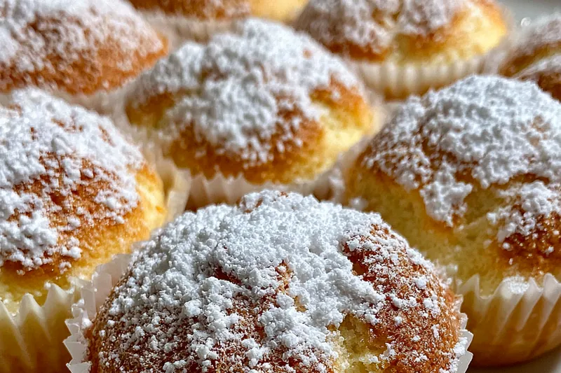 Fresh ingredients for Fluffy Cheesecake Cupcakes