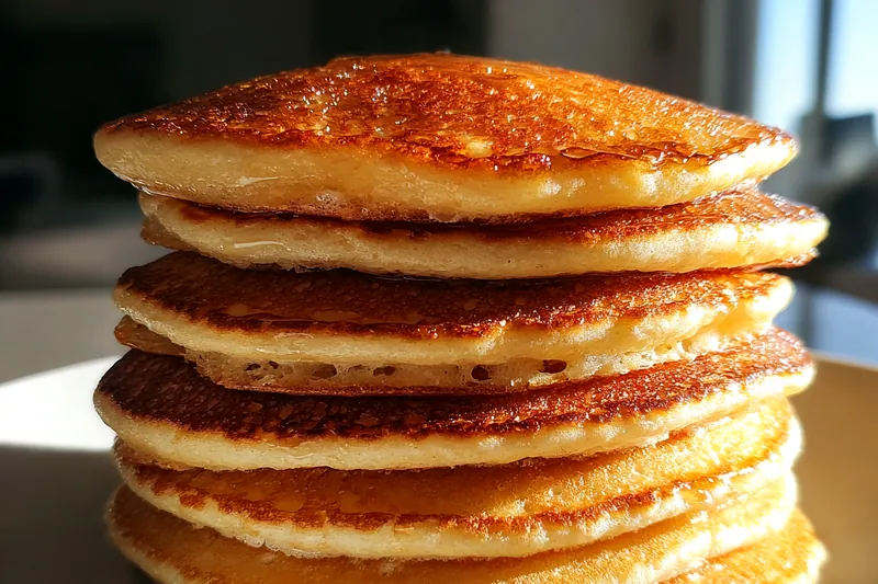 Fresh ingredients for Fluffy Golden Pancakes