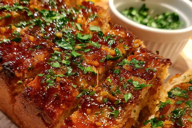 Fresh ingredients for Garlic Parmesan Chicken Loaf