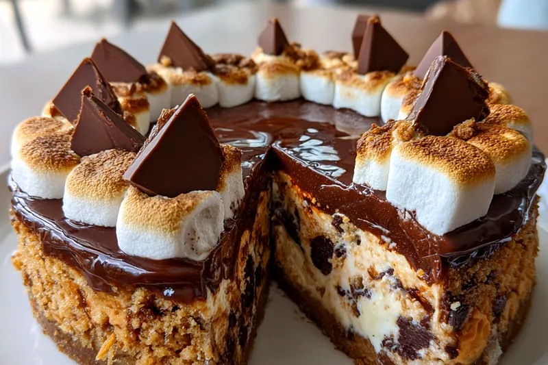 Fresh ingredients for Giant S'mores Cookie Pie