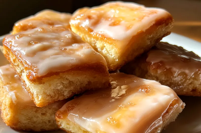 Fresh ingredients for Glazed Pastry Squares