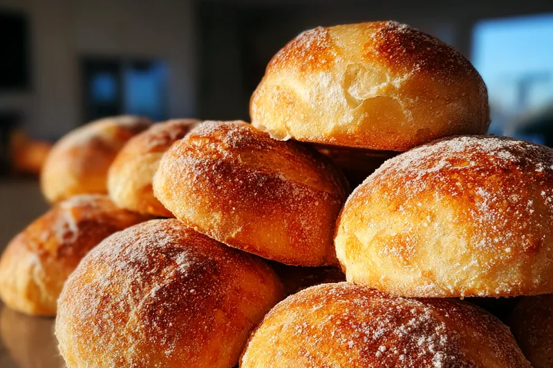 Cooking process for Golden Gluten-Free Rolls