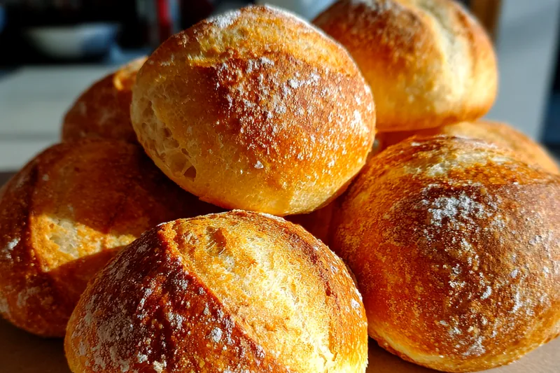 Fresh ingredients for Golden Gluten-Free Rolls
