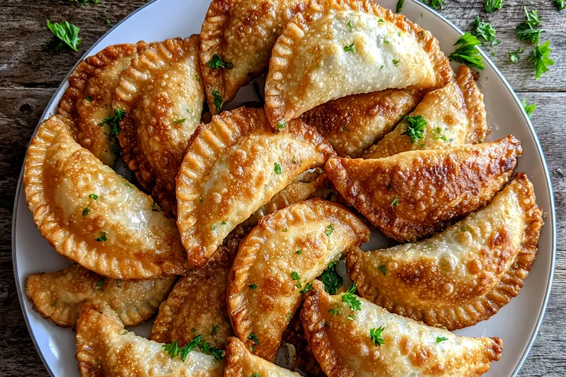 Fresh ingredients for Golden Shrimp Empanadas