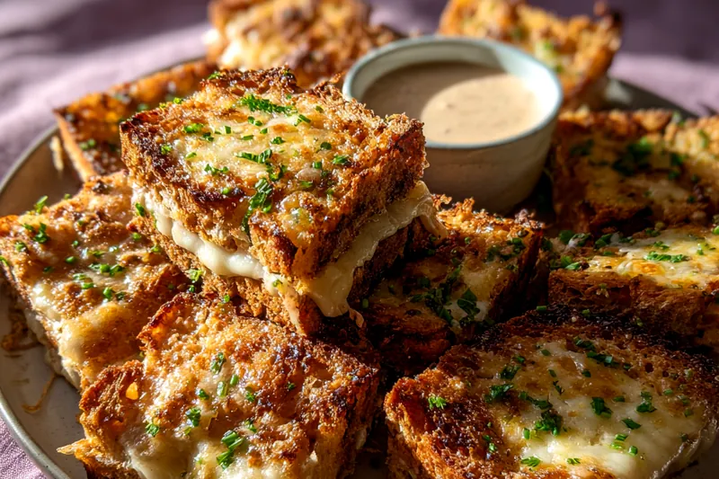 Fresh ingredients for Gooey Cheese Bites