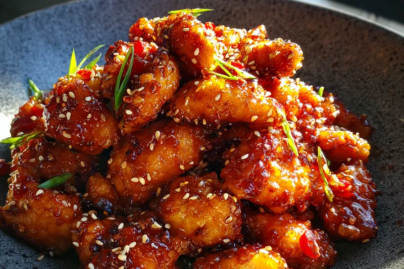 Cooking process for Grilled Glazed Chicken