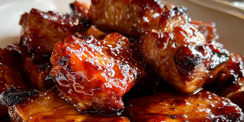 Grilled Glazed Chicken Thighs